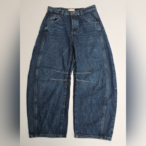 Free People Denim - Free People We The Free Good Luck Barrel Jeans